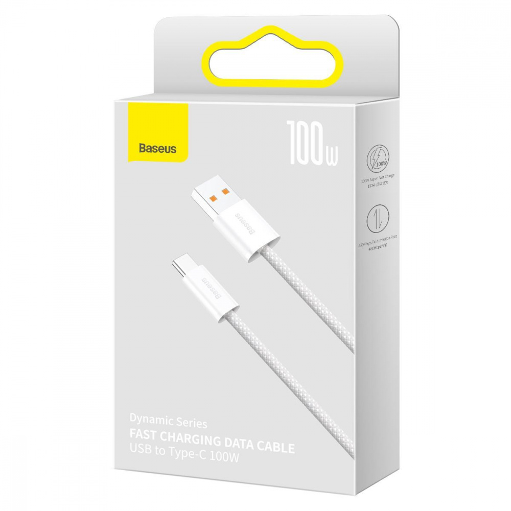 Кабель Baseus Dynamic Series Fast Charging Type-C 100W (1m) — Придбати в Україні - фото 1