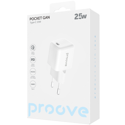Купить СЗУ Proove Pocket GaN 25W (Type-C) 60245 - Ncase