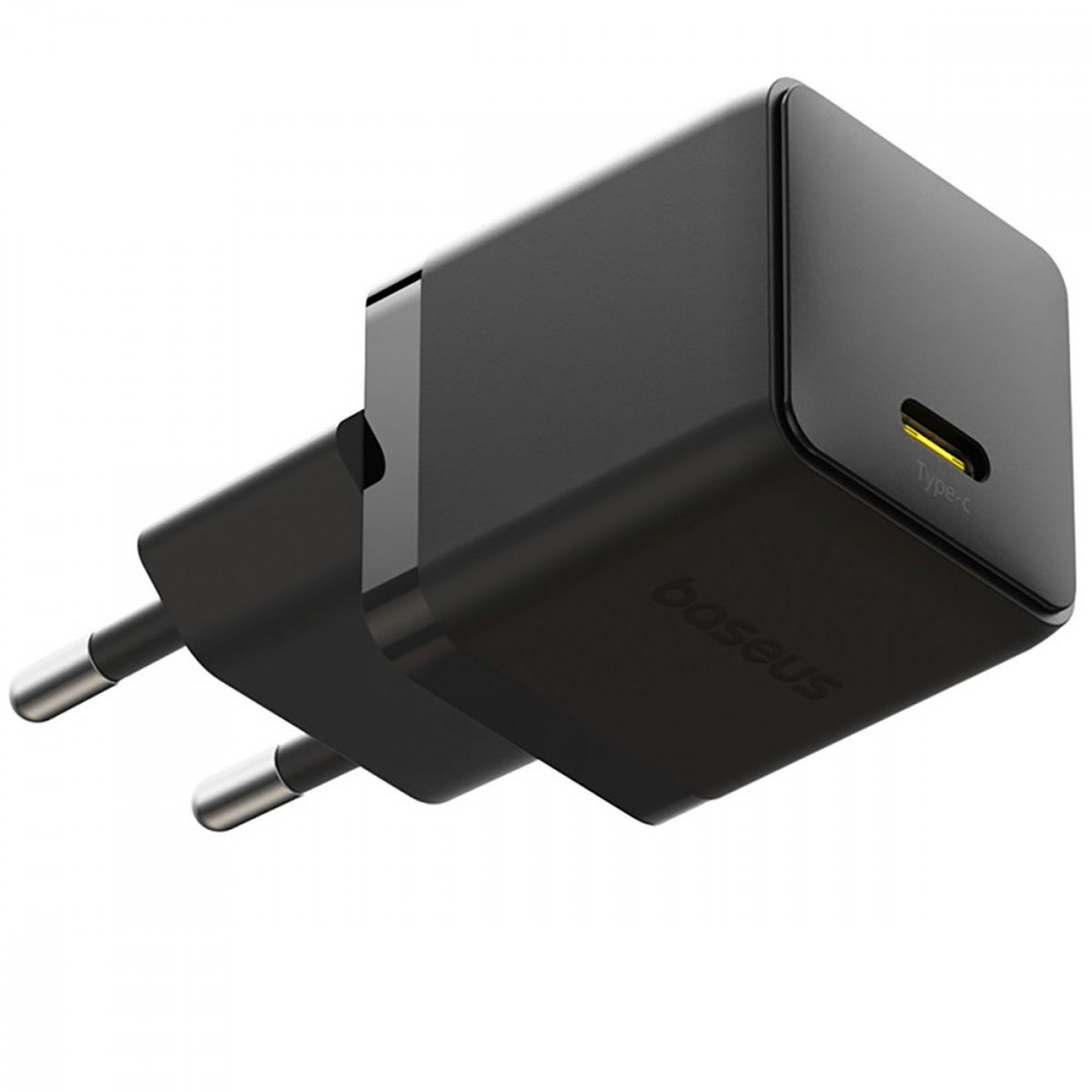 МЗП Baseus Palm Fast Charger 20W (Type-C) + Кабель Type-C to Lightning 20W (1m) black (E0116401) Чорний на малюнкі №4