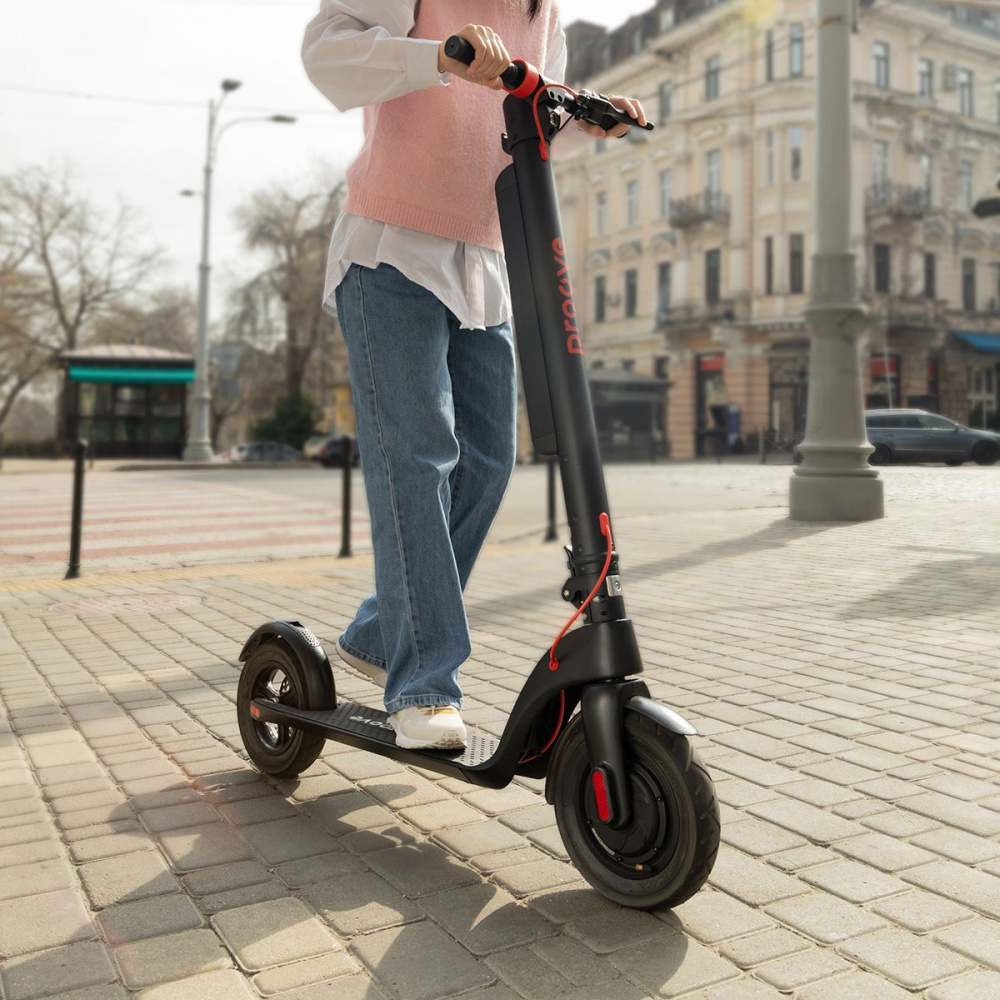 Електросамокат Proove Model X-City Pro App 350W (чорно червоний) — Придбати в Україні - фото 25