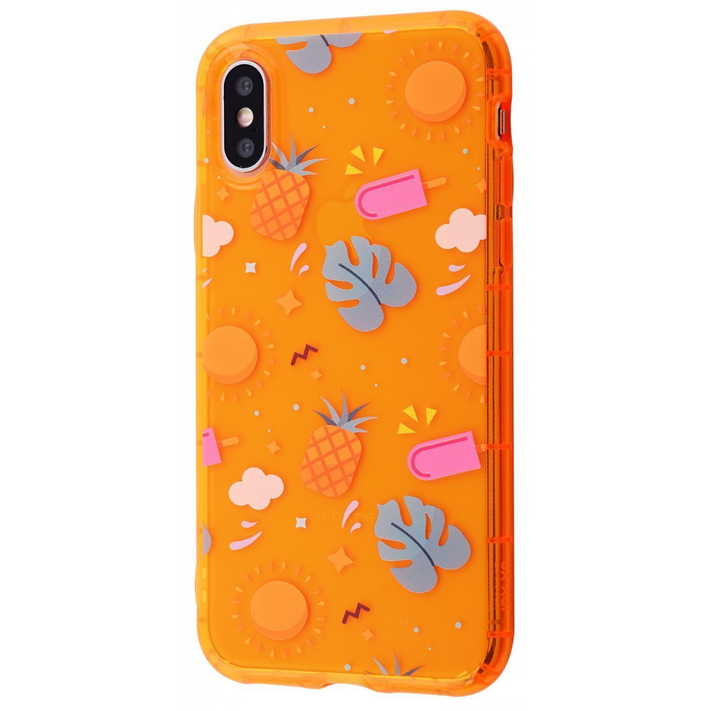Fruit Cocktail Case (TPU) iPhone X/Xs - фото 9