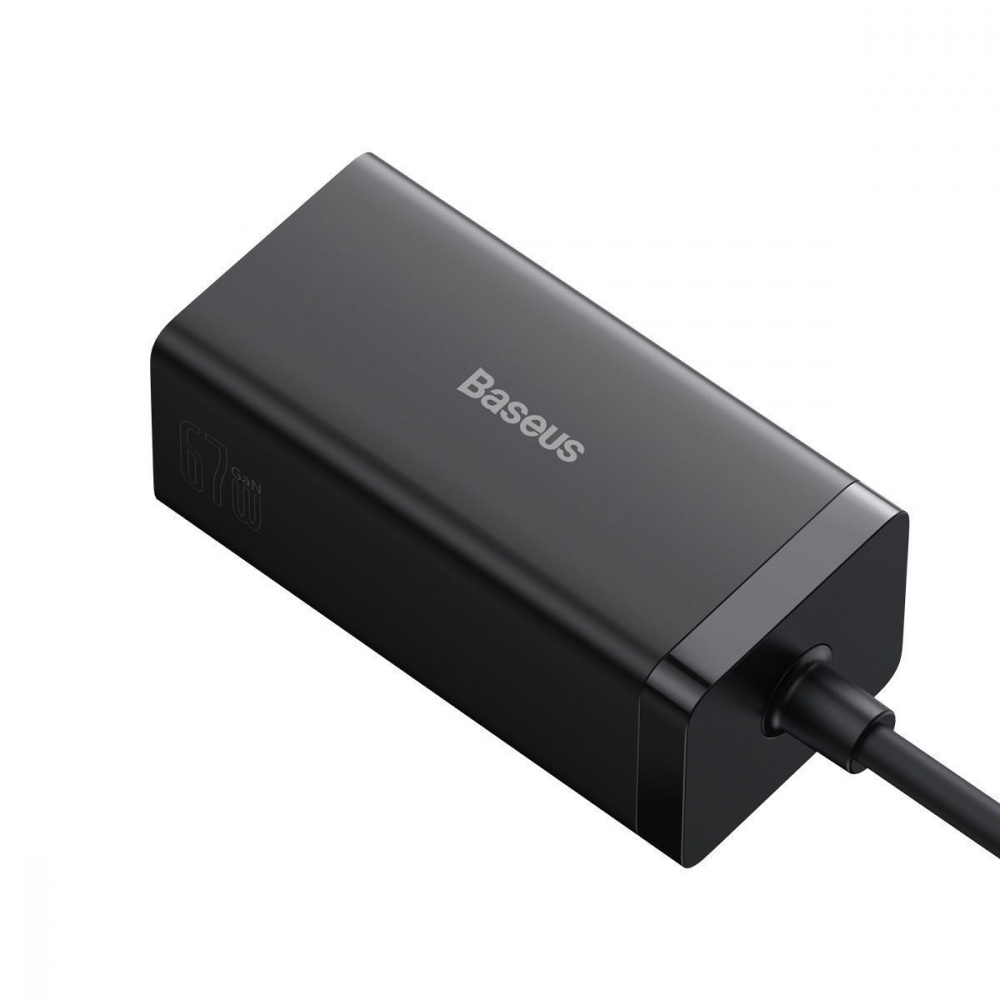 МЗП Baseus GaN5 Pro 67W USB+2Type-C+HDMI (1.5m) + Кабель Type-C to Type-C 100W(20V/5A (1m) — Придбати в Україні - фото 3