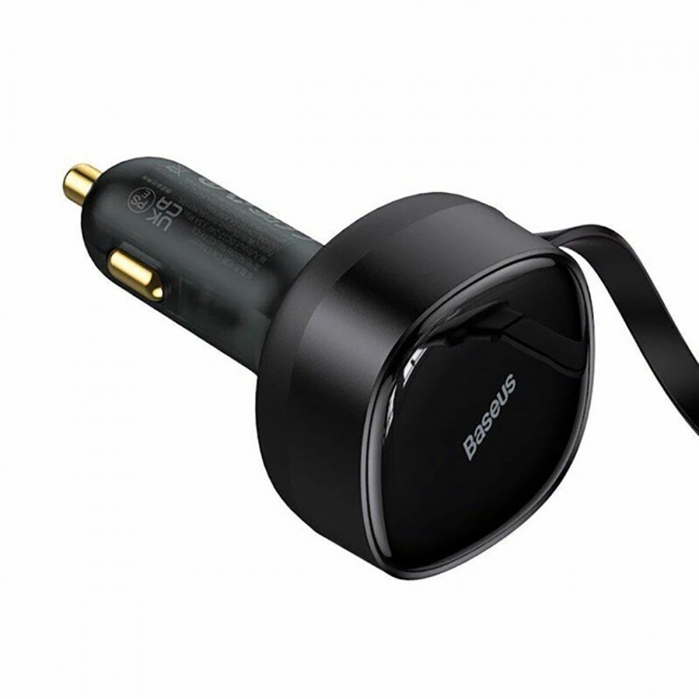 АЗП Baseus Enjoyment Retractable 2-in-1 Type-C + Type-C 33W — Придбати в Україні - фото 3