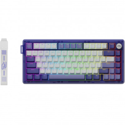 purple/white