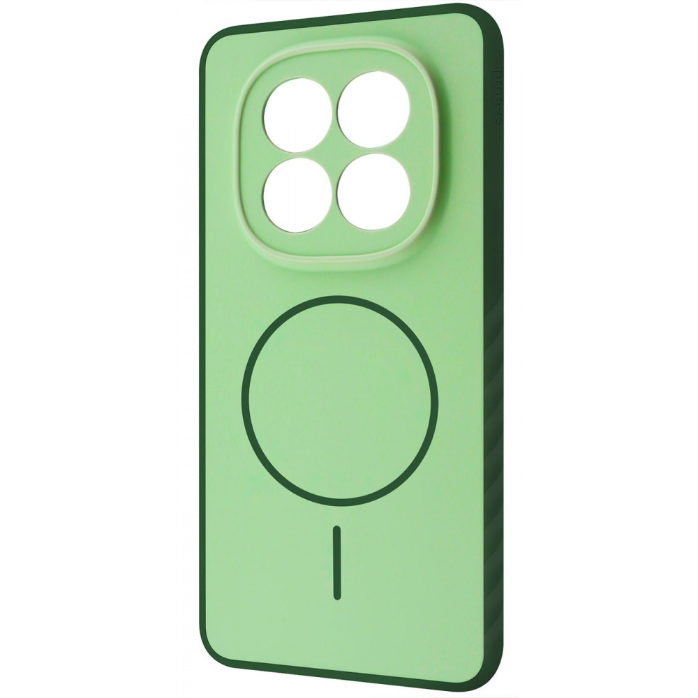 Чехол Proove Softline Case with Magnetic Ring Xiaomi Redmi Note 15 Pro 4G green (PCLCXRP1546) Зелёный на картинке №1