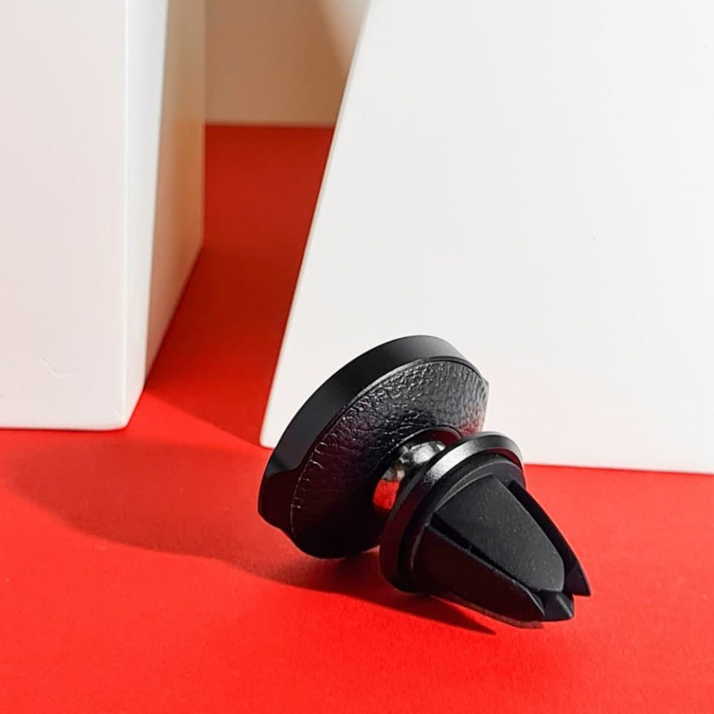 Автодержатель Baseus Small Ears Series Magnetic Bracket Leather Air Outlet Type - фото 4