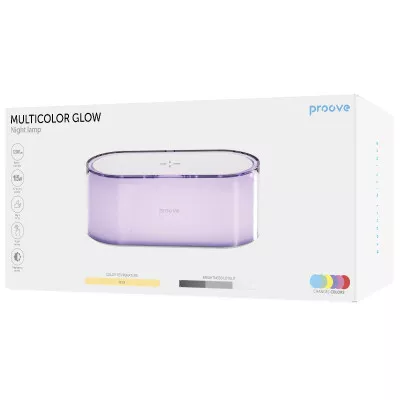 Нічник з Бездротовою Зарядкою Proove Multicolor Glow 1200mAh — Придбати в Україні