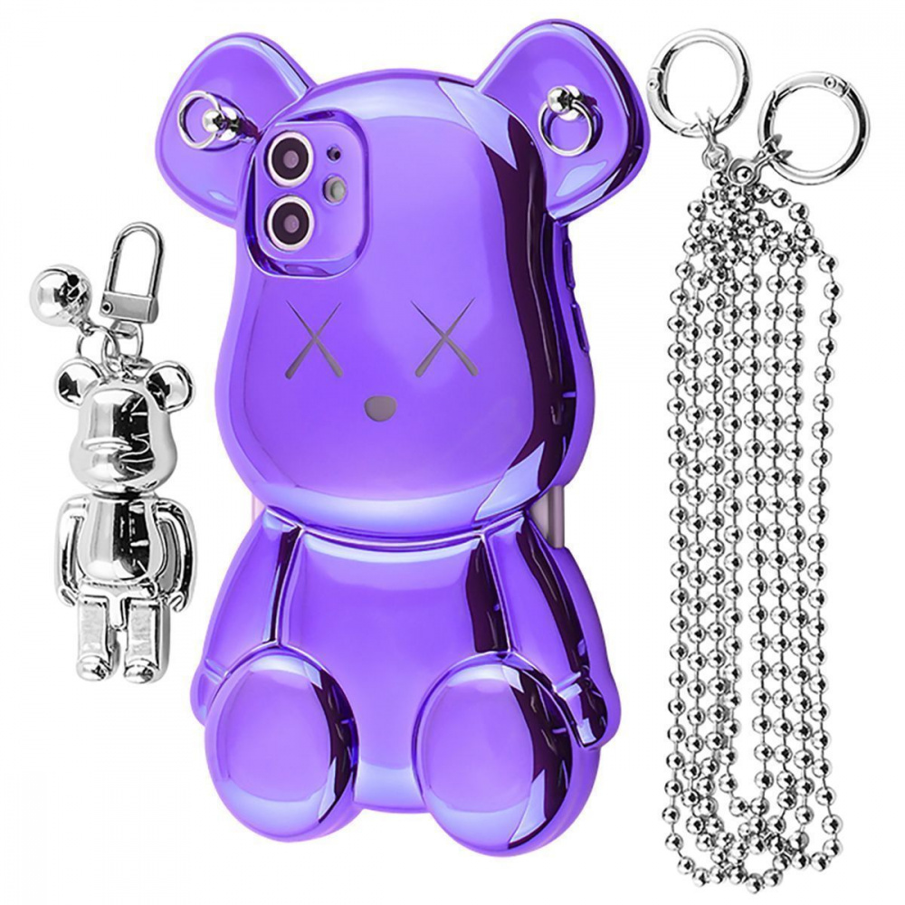 Чехол Teddy Bear Case with Strap iPhone 11 - фото 3