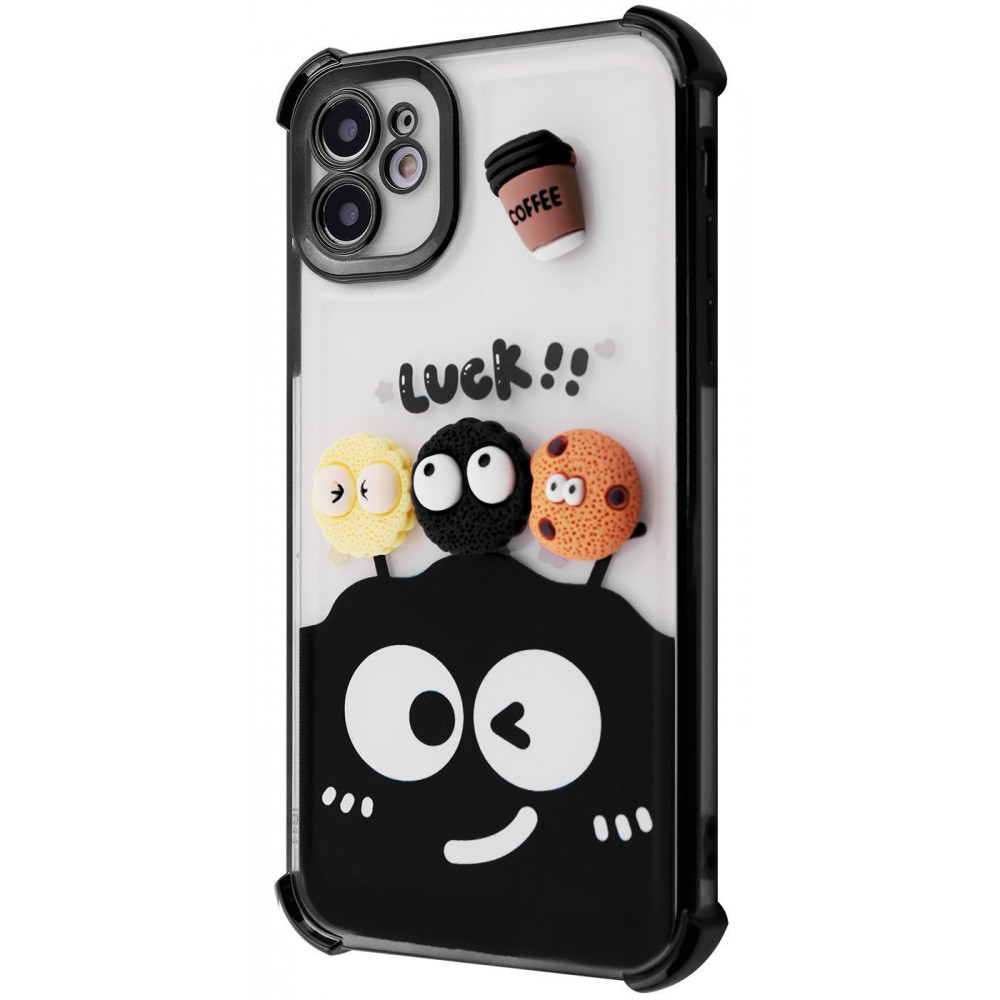 Чехол WAVE Winkie iPhone 12 black/splash на картинке №1