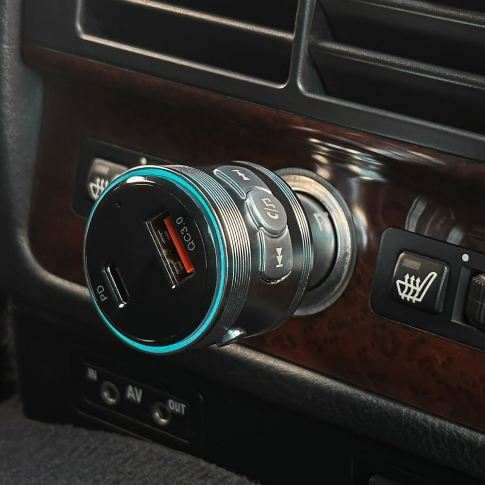 Автомобильное ЗУ Proove FM Launcher Maxi Wave 30W (PD+QC3.0) Type-C+USB - фото 5