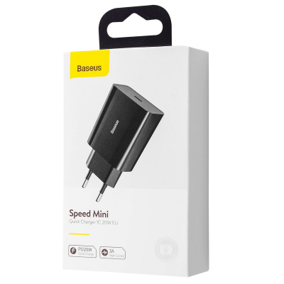 МЗП Baseus Speed Mini PD Charger 20W (1 Type-C) — Придбати в Україні