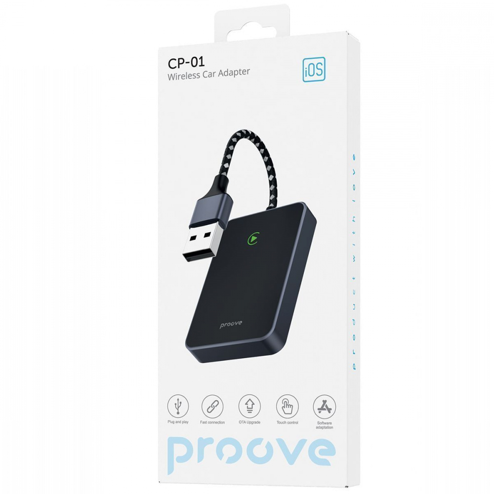 Бездротовий адаптер CarPlay Proove СP-01 Wireless Car Adapter — Придбати в Україні