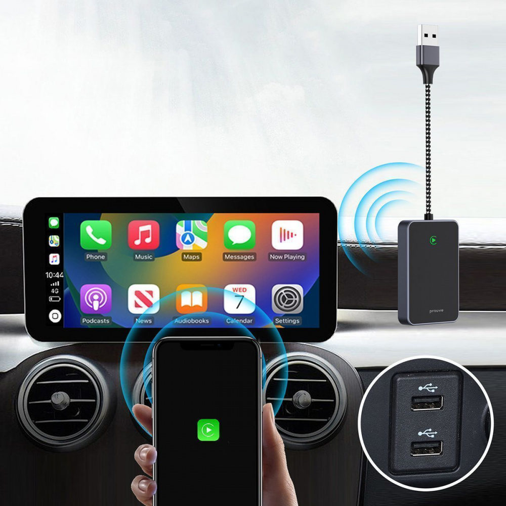 Бездротовий адаптер CarPlay Proove СP-01 Wireless Car Adapter — Придбати в Україні - фото 3