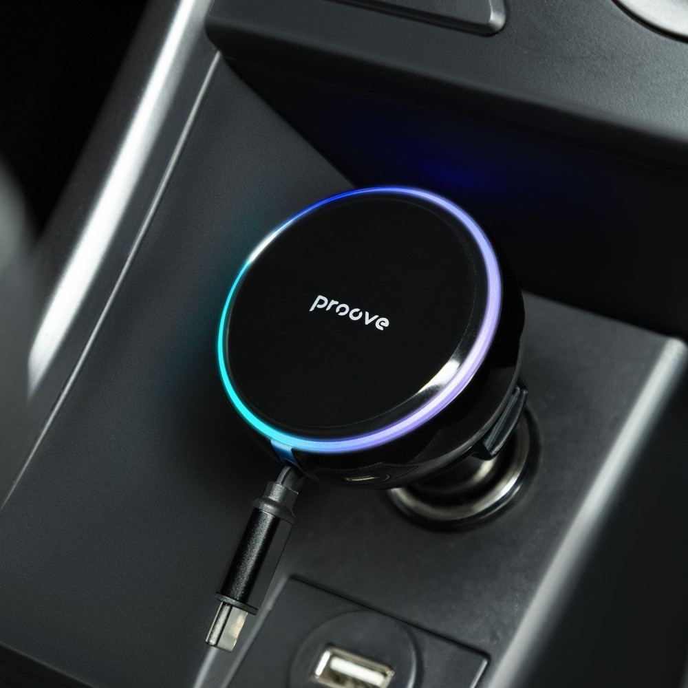 АЗУ Proove Hammer 81W (Type-C + USB) + Retractable Type-C Cable - фото 8