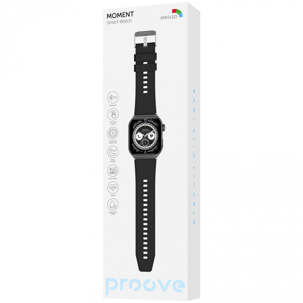Смарт Годинник Proove Moment titanium (SMPR00002217) Сірий на малюнкі №2