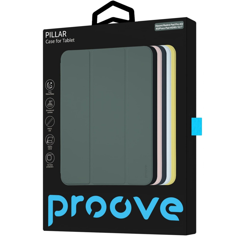 Чохол Proove Pillar Case Xiaomi Redmi Pad Pro 4G/5G/Poco Pad 4G/5G 12,1
