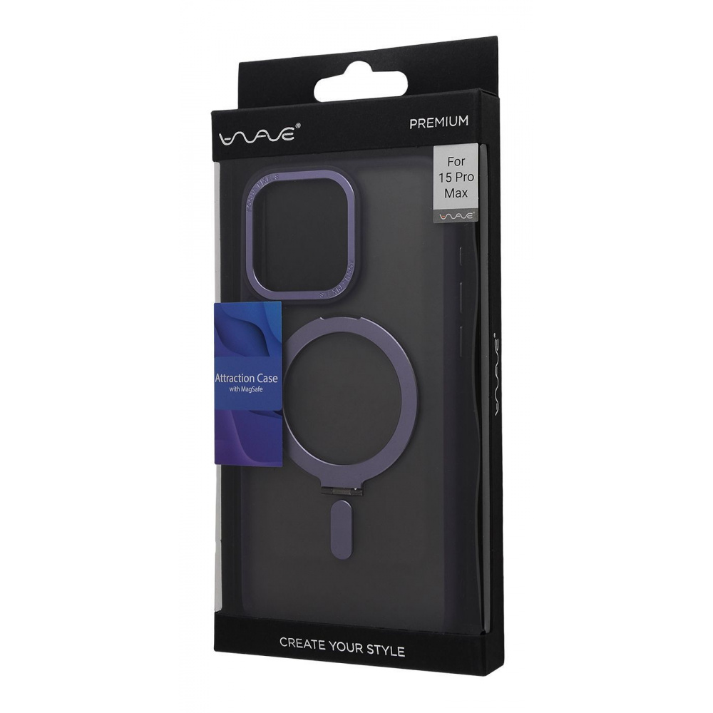 Чохол WAVE Premium Attraction Case with Magnetic Ring iPhone 15 Pro Max — Придбати в Україні - фото 1