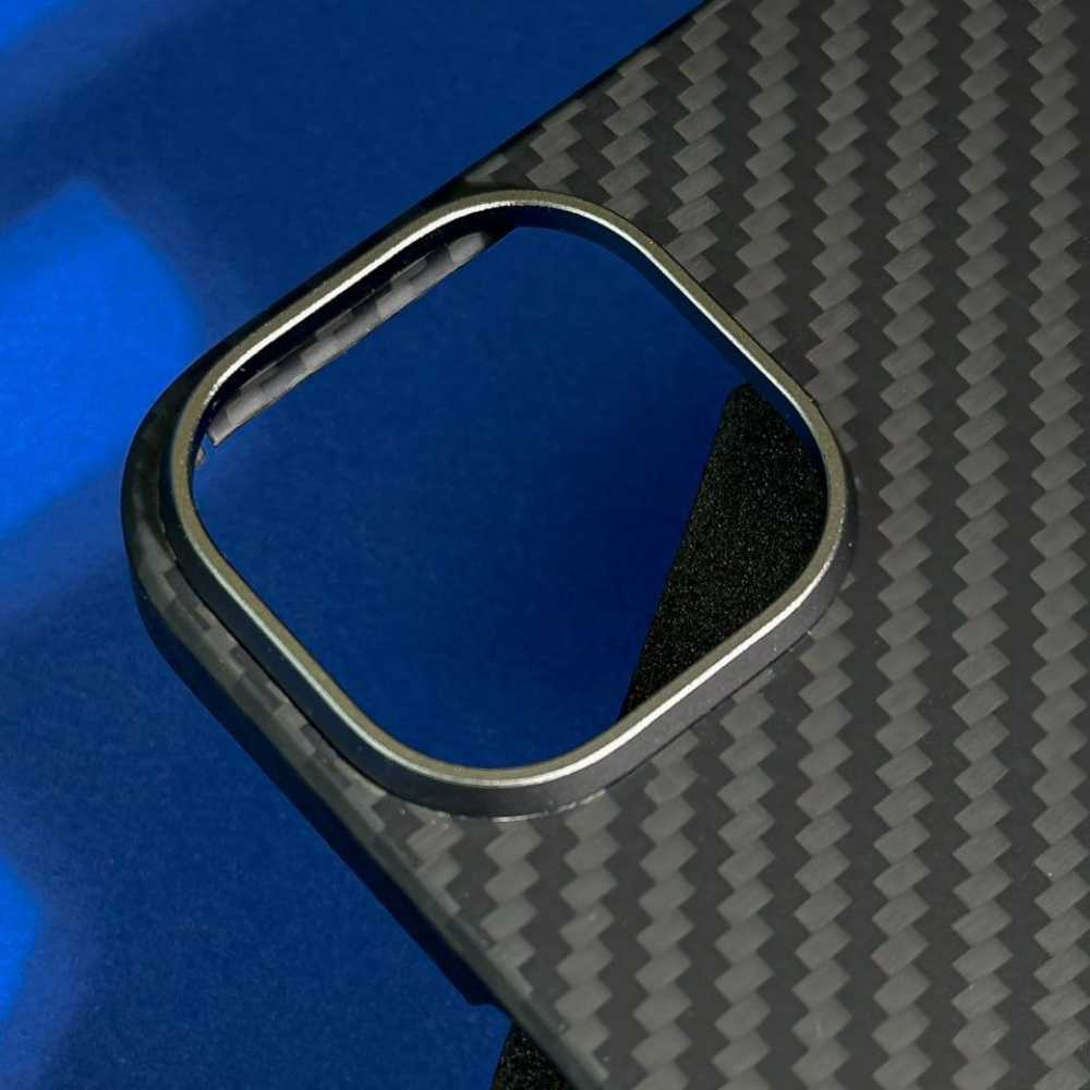 Чехол WAVE Premium Carbon Slim with Magnetic Ring iPhone 13 Pro Max - фото 6