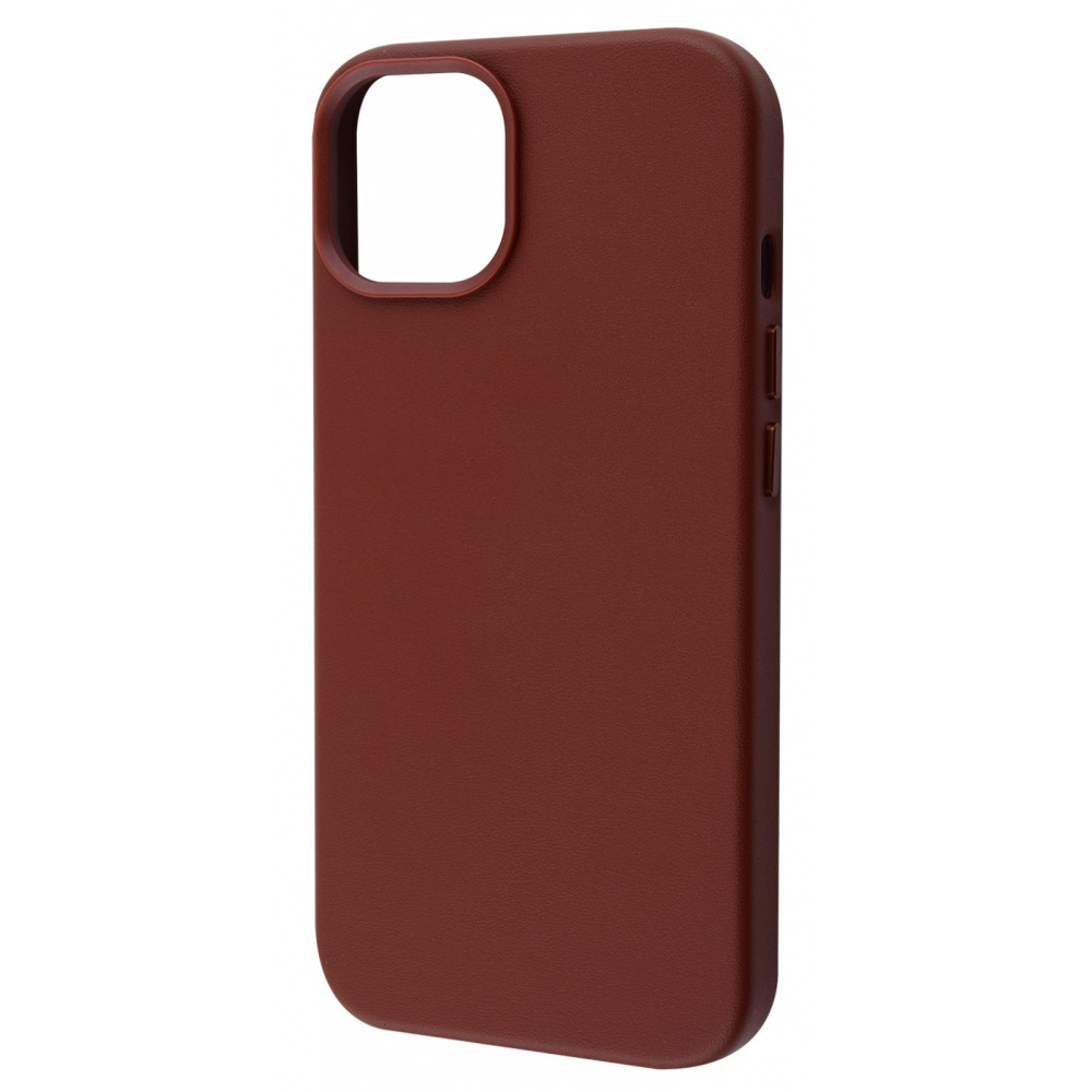 Чехол WAVE Premium Leather Edition Case with Magnetic Ring iPhone 14 - фото 9