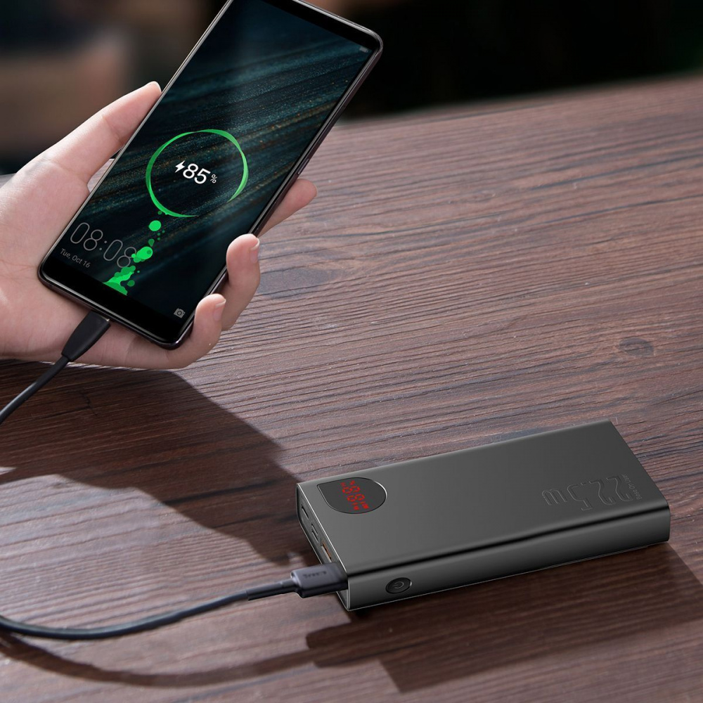 Портативна батарея Baseus Adaman Metal Overseas 22,5W 20000mAh — Придбати в Україні - фото 1