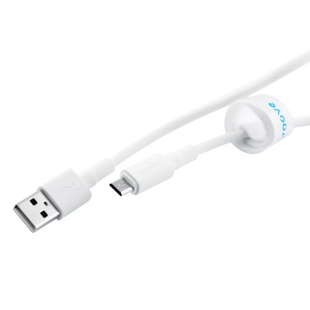 Кабель Proove Small Silicone USB to Micro USB 2.4A (1m) — Придбати в Україні - фото 3