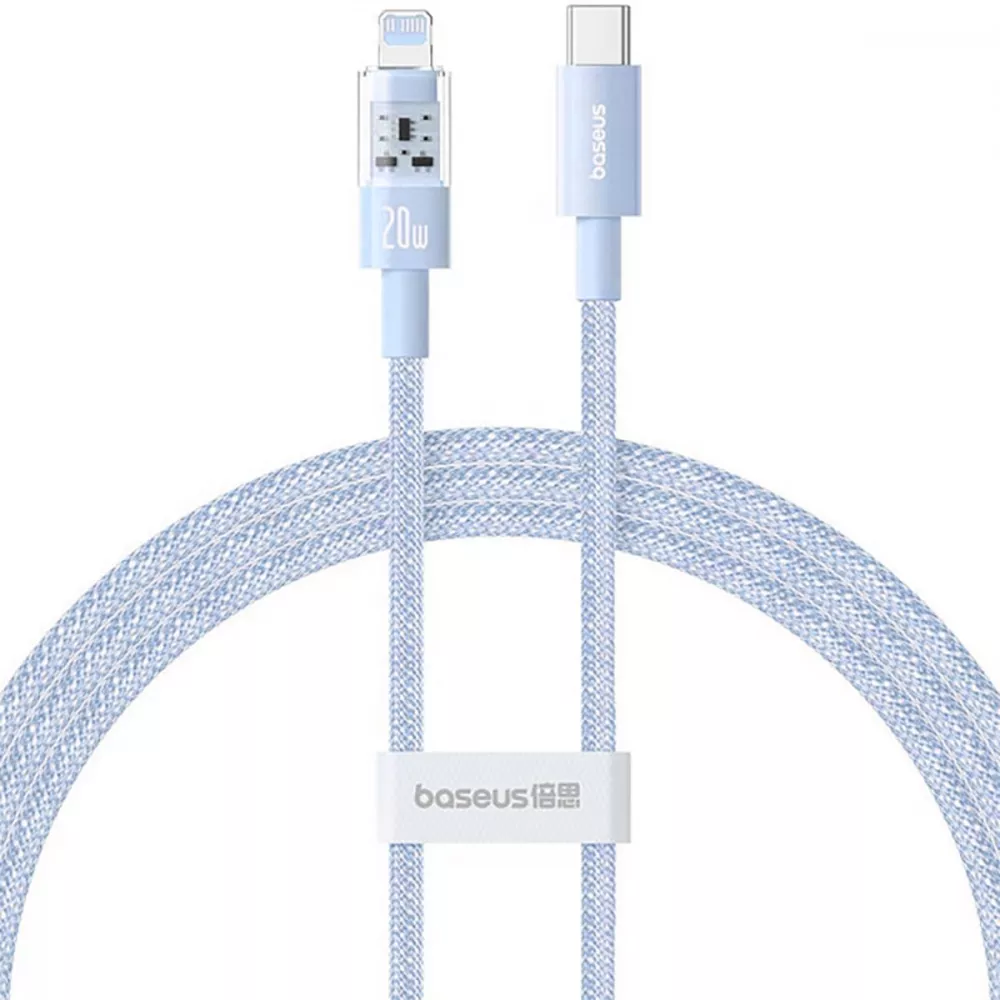 Кабель Baseus Gem Fast-Charging Type-C to Lightning 20W 1m - фото 13