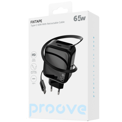 Купить СЗУ Proove Fixtape GaN 65W (Type-C) 62177 - Ncase