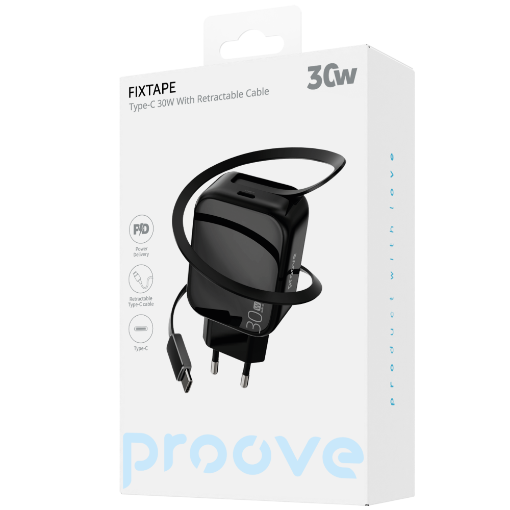 МЗП Proove Fixtape GaN 30W (Type-C) — Придбати в Україні - фото 1