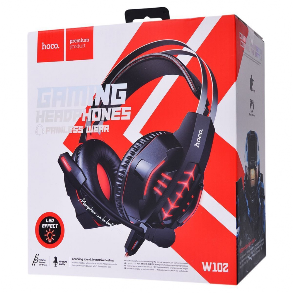 Навушники Hoco W102 Cool Tour Gaming — Придбати в Україні - фото 4