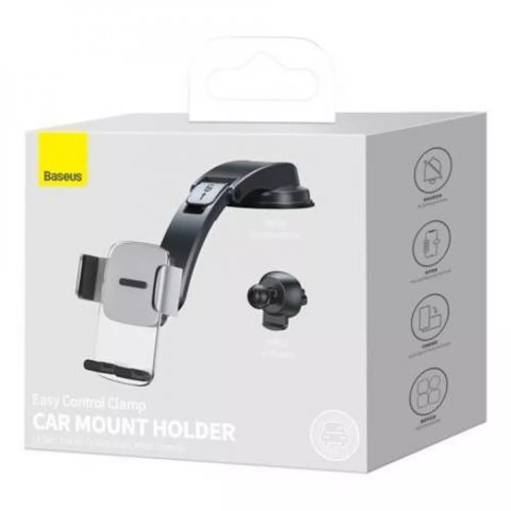 Автодержатель Baseus Easy Control Clamp Pyste Type + Air Outlet set