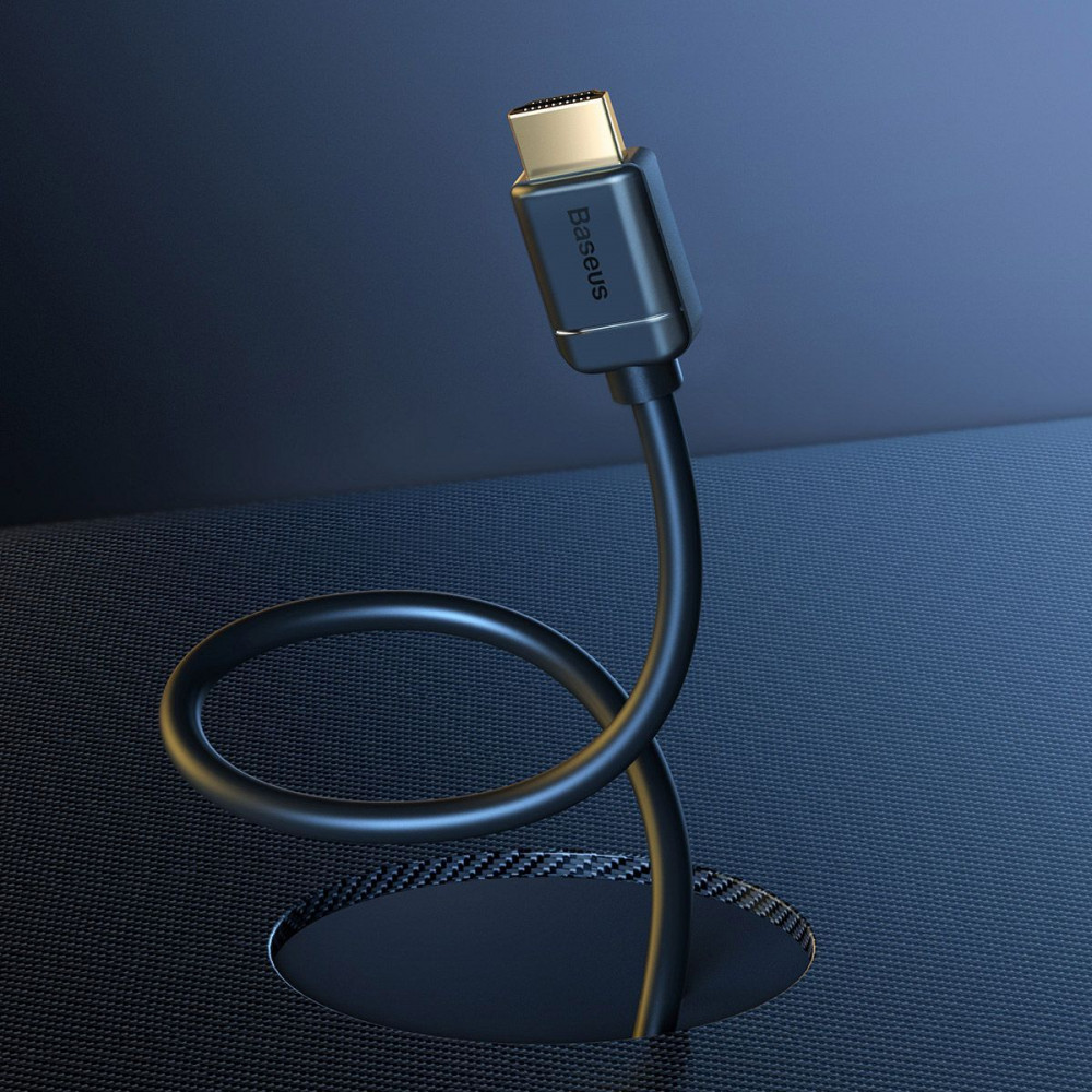 Кабель Baseus High Definition HDMI Male To HDMI Male (5m) black на картинке №3