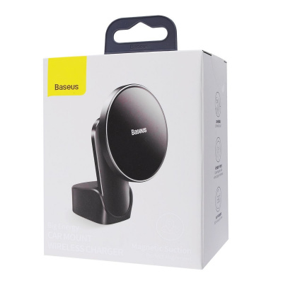 Автомобільний тримач з Бездротовим ЗП Baseus Big Energy 15W — Придбати в Україні