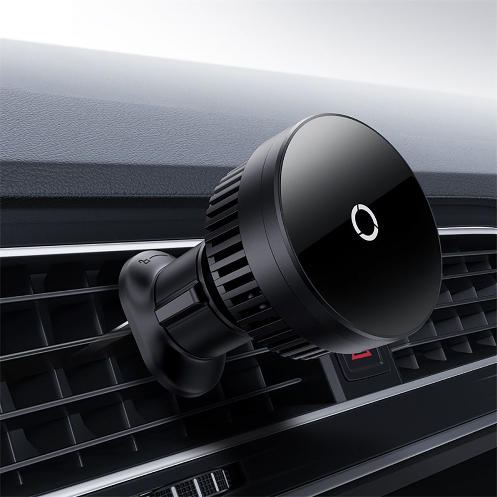 Автомобільний тримач з Бездротовим ЗП Baseus MagPro Series Magnetic Qi2 15W — Придбати в Україні - фото 1
