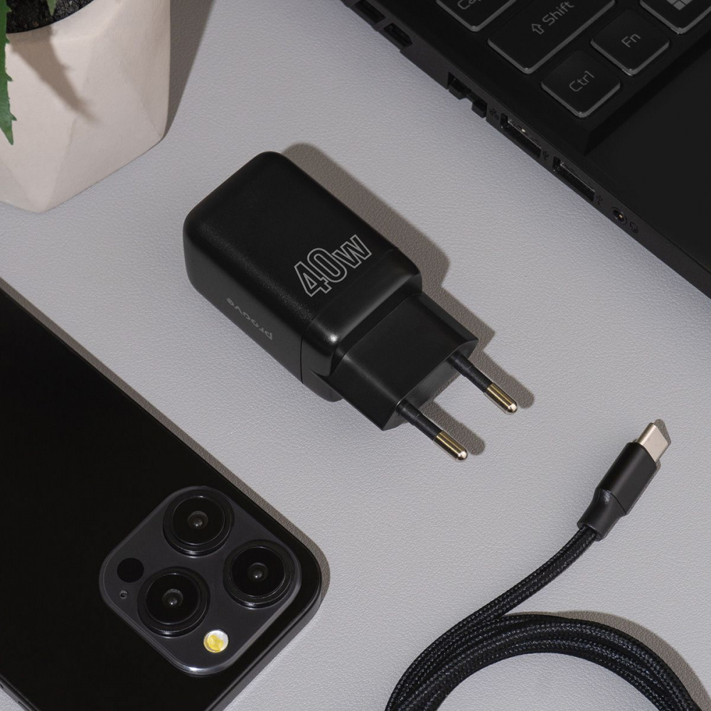 СЗУ Proove Silicone Power 40W (Type-C + Type-C) - фото 12