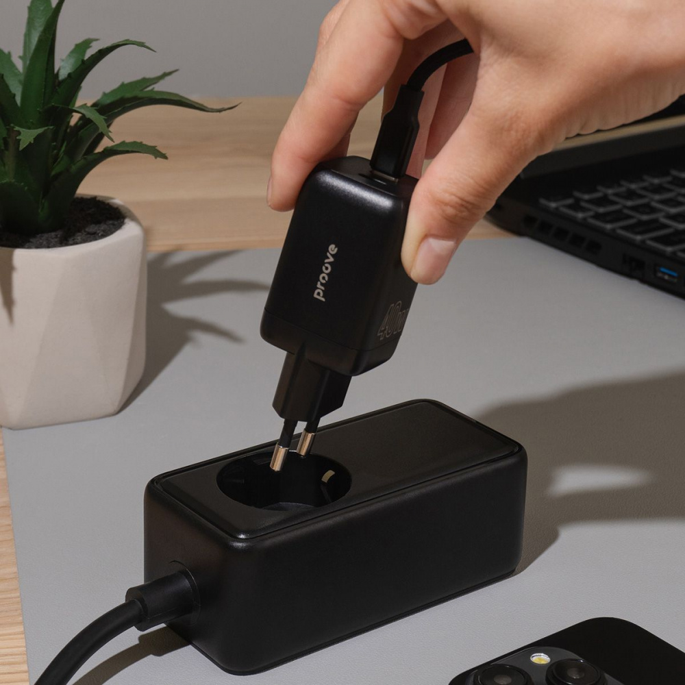 СЗУ Proove Silicone Power 40W (Type-C + Type-C) - фото 9
