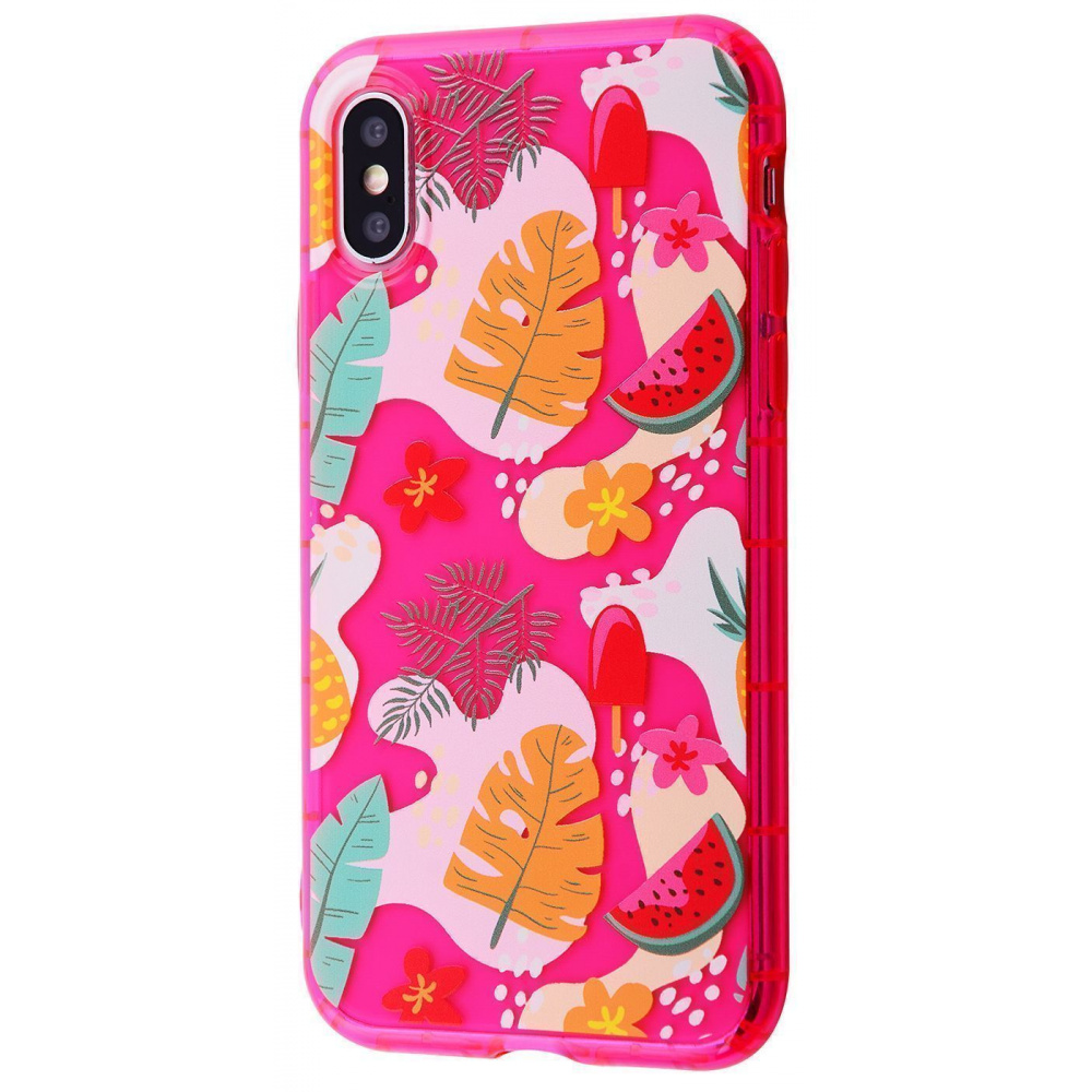 Fruit Cocktail Case (TPU) iPhone X/Xs - фото 11