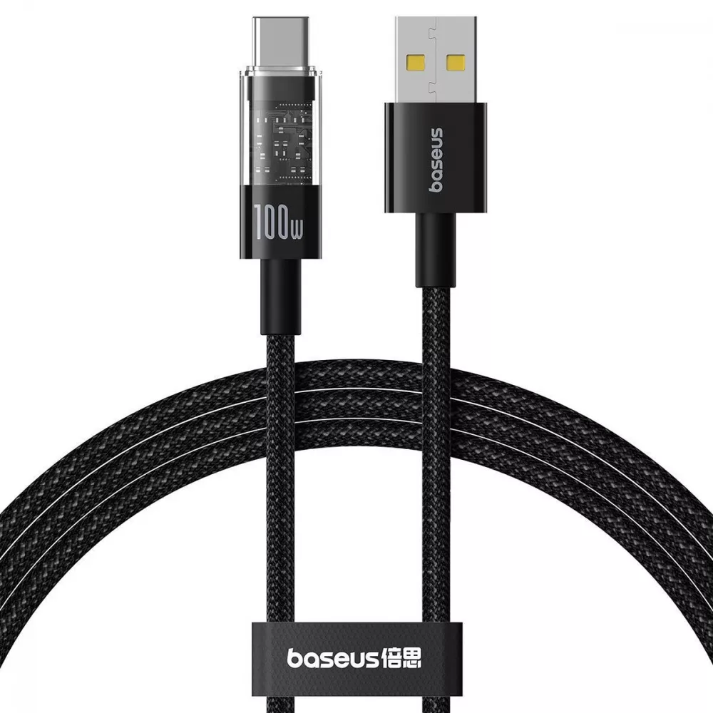 Кабель Baseus Gem Fast-Charging Data Cable Type-C 100W 2m - фото 3