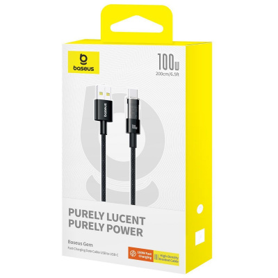 Купить Кабель Baseus Gem Fast-Charging Data Cable Type-C 100W 2m 59238 - Ncase