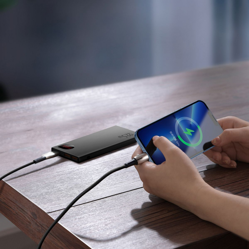 Портативна Батарея Baseus Adaman Metal Digital Display Overseas Edition 22.5W 10000mAh — Придбати в Україні - фото 3