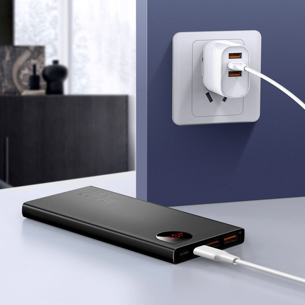 Портативна Батарея Baseus Adaman Metal Digital Display Overseas Edition 22.5W 10000mAh — Придбати в Україні - фото 2