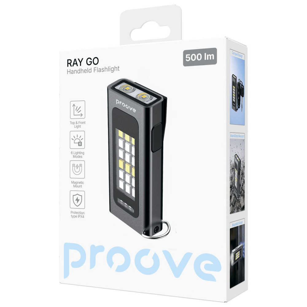 Портативний ліхтарик Proove Ray Go (500lm) — Придбати в Україні - фото 1