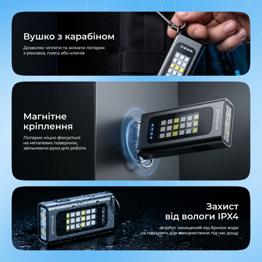 Портативний ліхтарик Proove Ray Go (500lm) — Придбати в Україні - фото 4