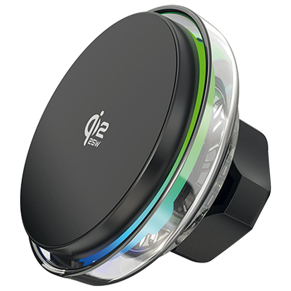 Автомобільний тримач з Бездротовим ЗП Proove Light Crystal Qi2.2 25W — Придбати в Україні - фото 2