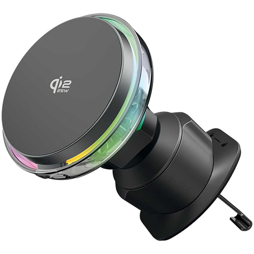 Автомобільний тримач з Бездротовим ЗП Proove Light Crystal Qi2.2 25W — Придбати в Україні