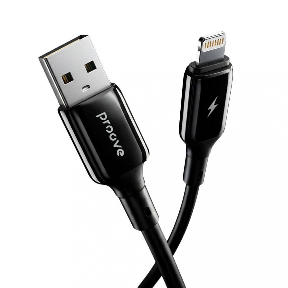Кабель Proove Flex Metal USB to Lightning 2.4A (1m) - фото 2