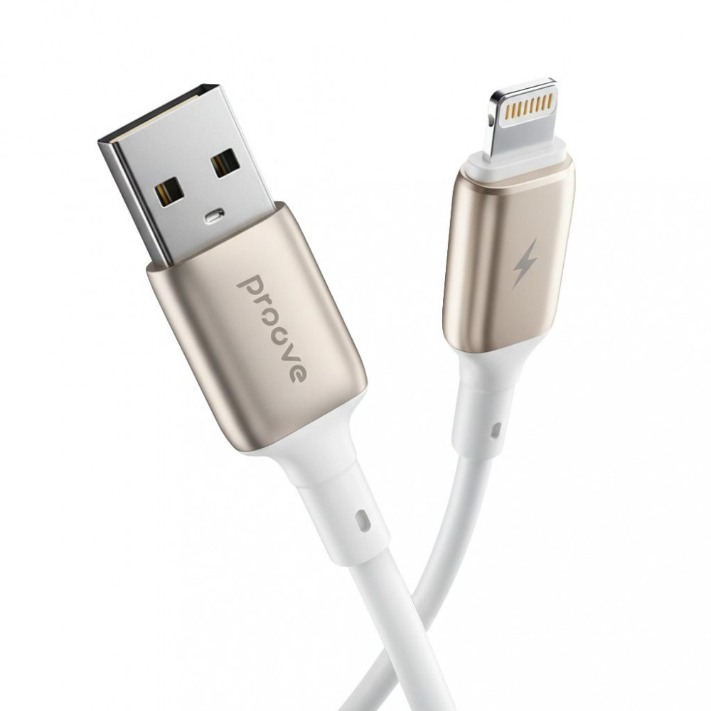 Кабель Proove Flex Metal USB to Lightning 2.4A (1m) - фото 3
