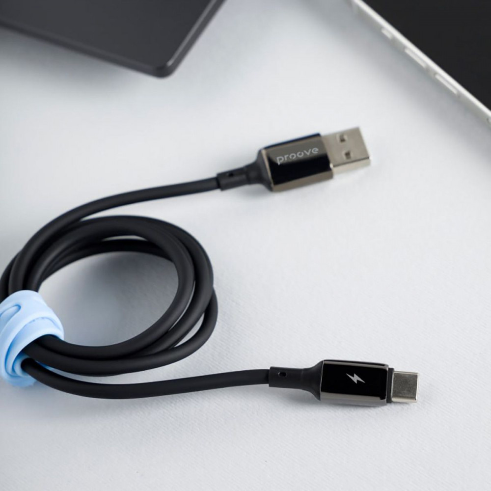 Кабель Proove Flex Metal USB to Lightning 2.4A (1m) - фото 4