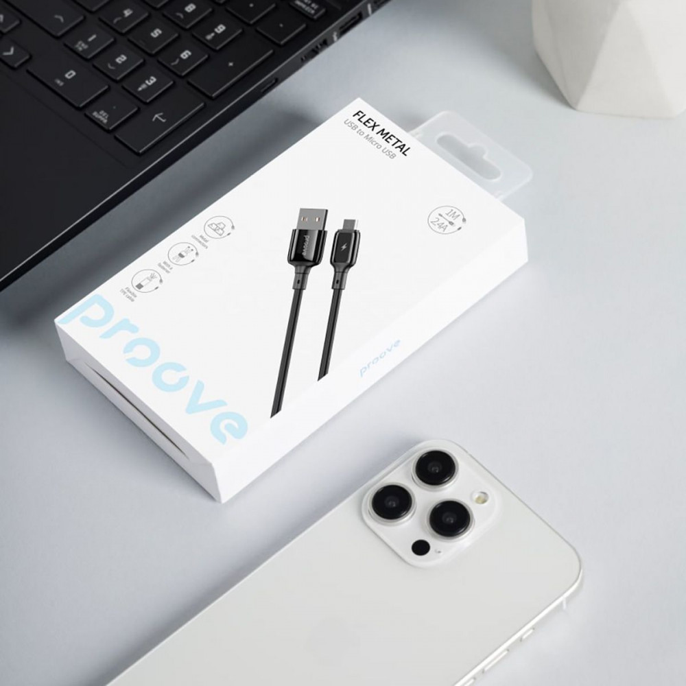 Кабель Proove Flex Metal Type-C to Lightning 27W (1m) - фото 6