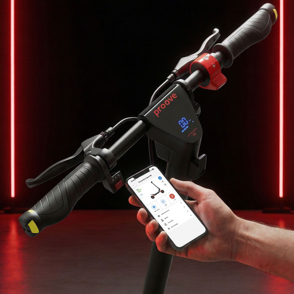 Електросамокат Proove Model Dual Sport SE App 1200W (чорно-червоний) (67378) на малюнкі №22