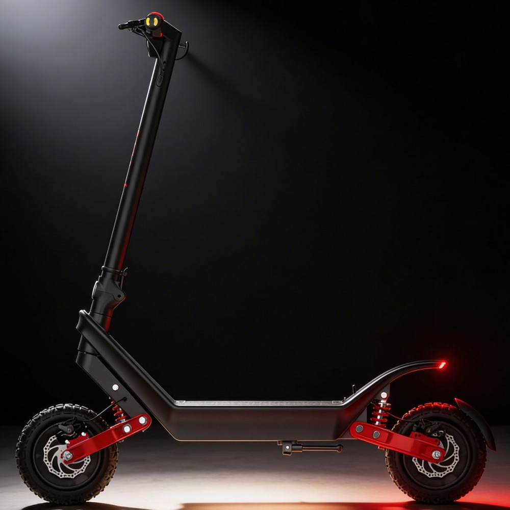 Електросамокат Proove Model Dual Sport SE App 1200W (чорно-червоний) (67378) на малюнкі №25